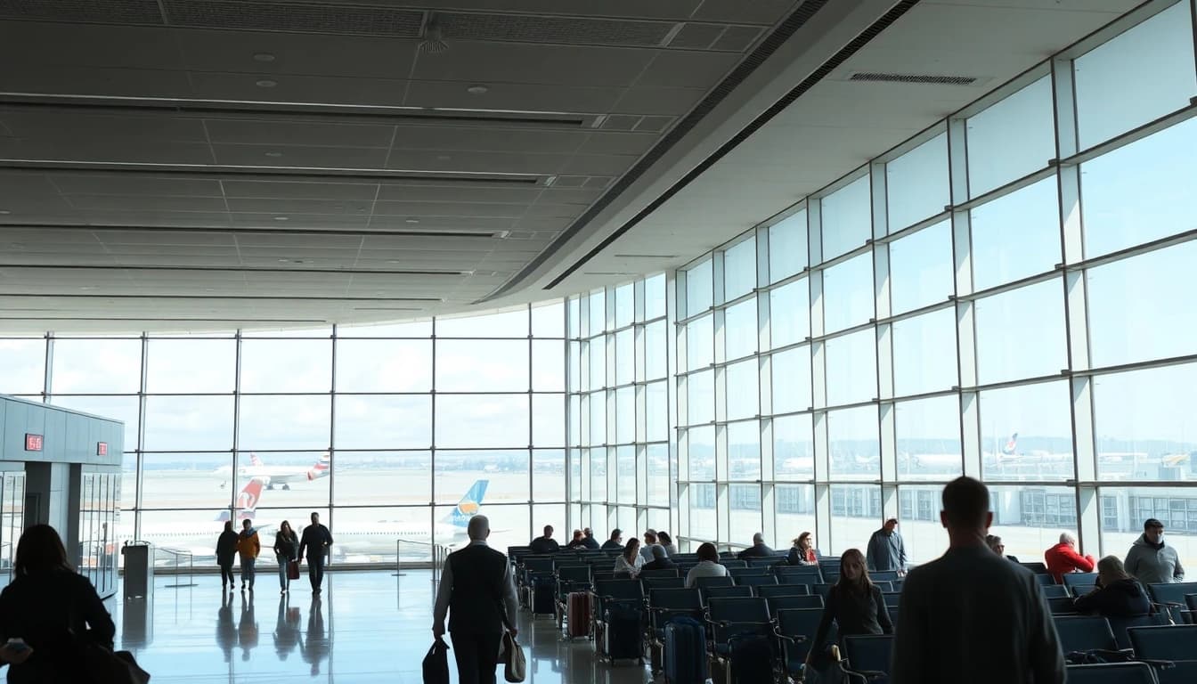 Luxury Birmingham Airport lounge where Rideexec chauffeur clients can relax before their flight