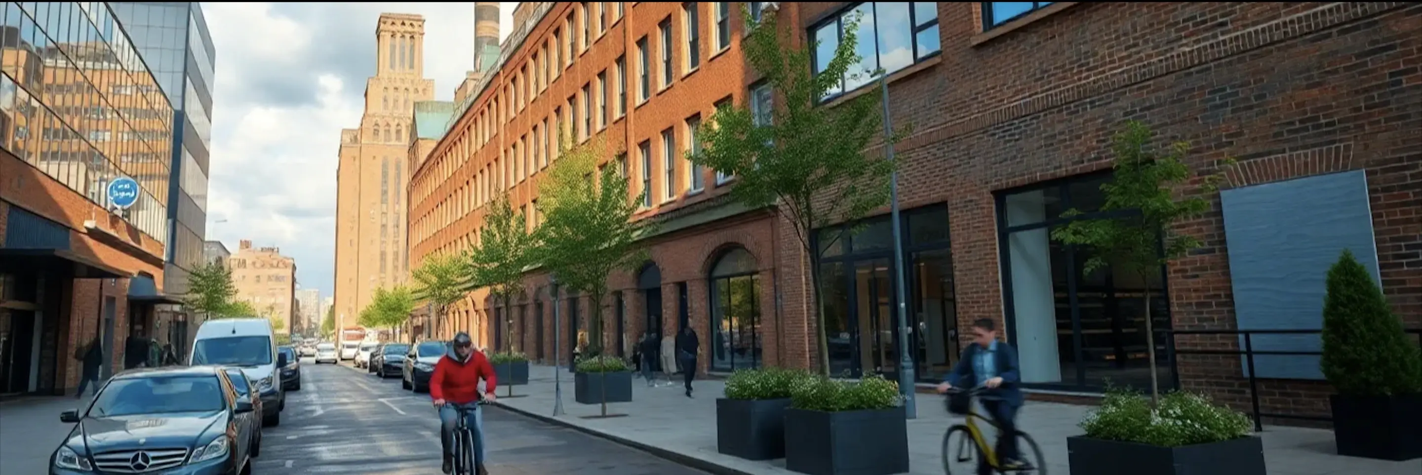 Rideexec Chauffeur driving through the streets of London