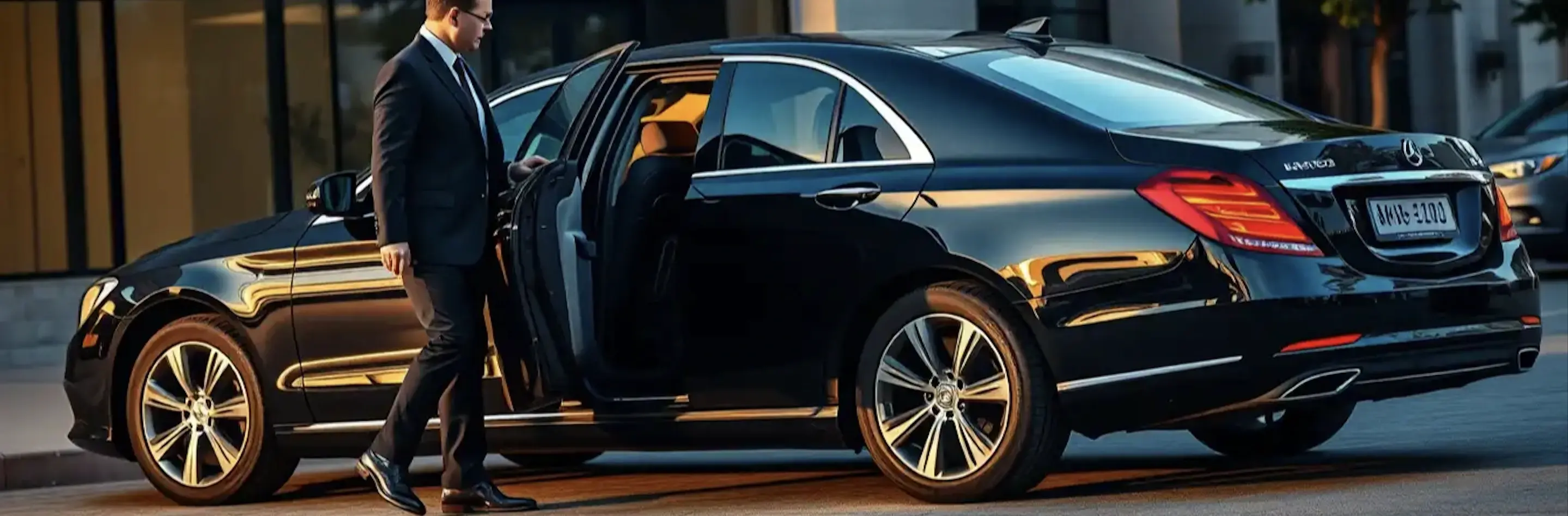 Rideexec Chauffeur driving through the streets of London