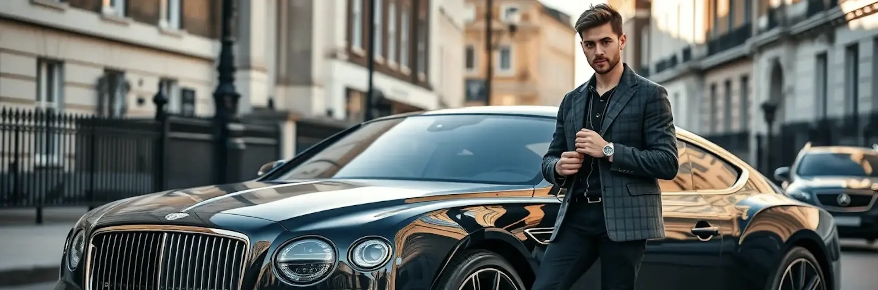 Rideexec Chauffeur driving through the streets of London