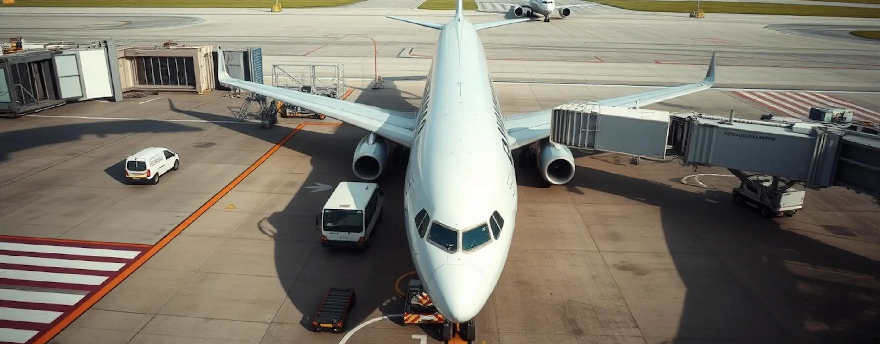 London Airport ramp photo for Rideexec Chauffeur Service Website
