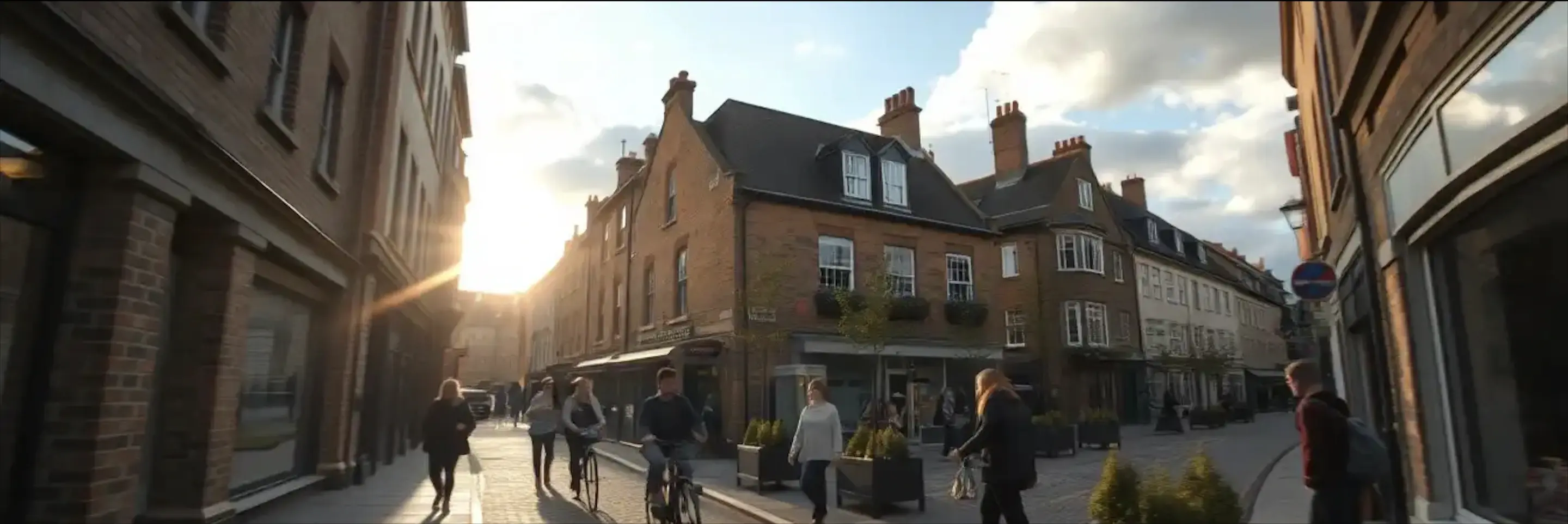 Rideexec Chauffeur driving through the streets of London