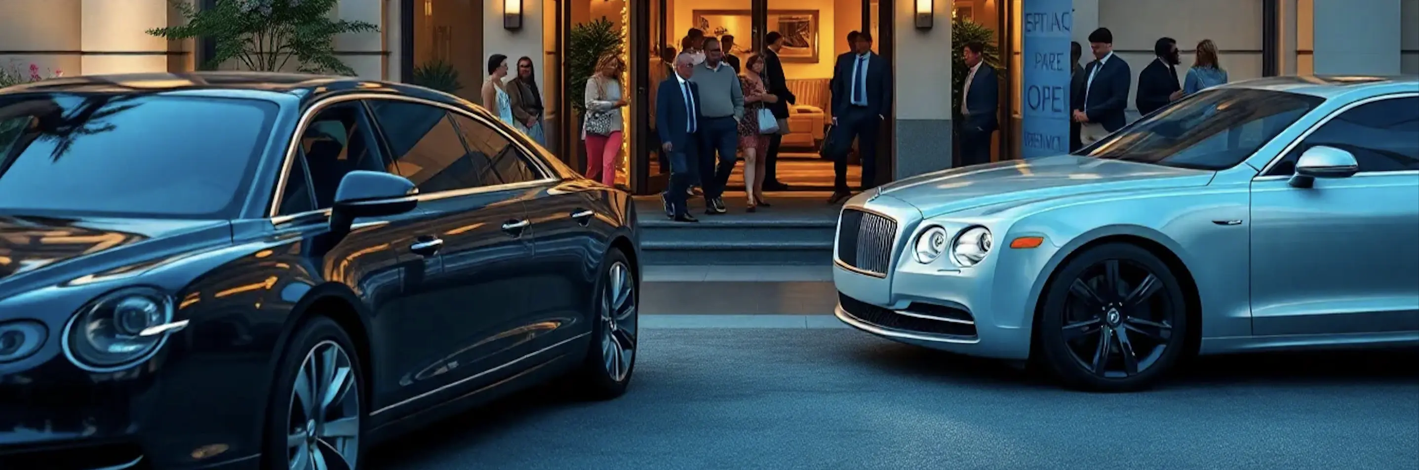 Rideexec Chauffeur driving through the streets of London