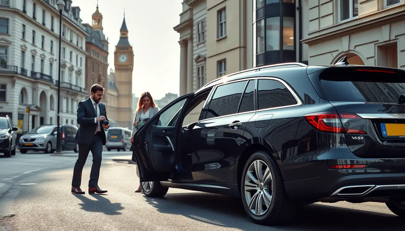 Guests london sightseeing on Rideexec hourly chauffeur service